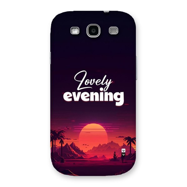 Lovely Evening Back Case for Galaxy S3