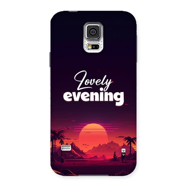 Lovely Evening Back Case for Galaxy S5
