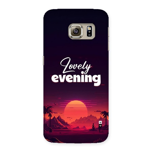Lovely Evening Back Case for Galaxy S6 edge
