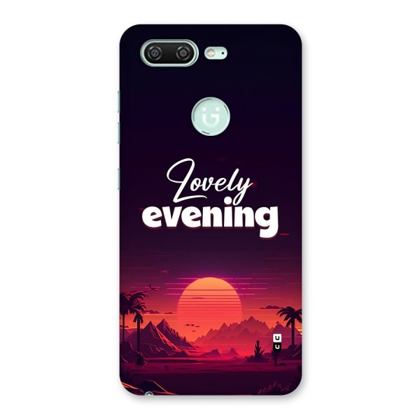 Lovely Evening Back Case for Gionee S10