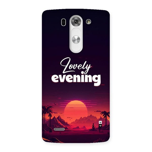 Lovely Evening Back Case for LG G3 Mini