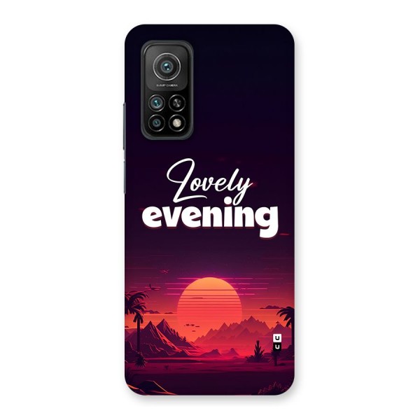 Lovely Evening Back Case for Mi 10T 5G