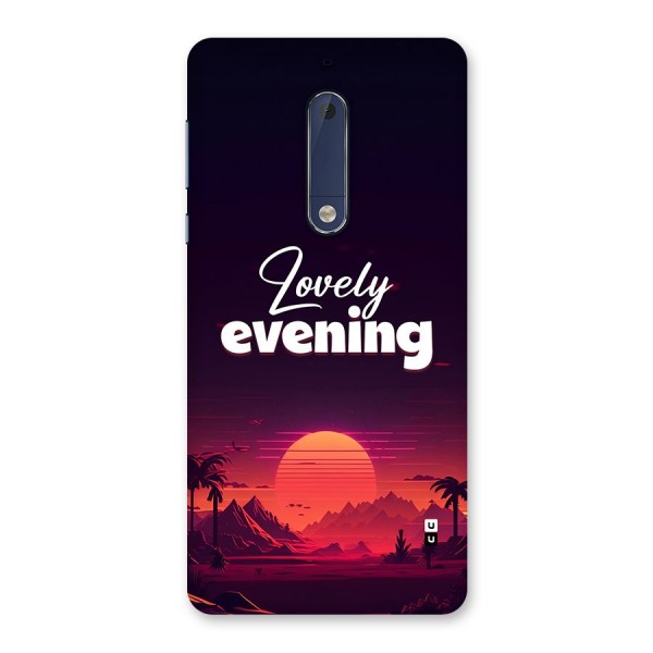 Lovely Evening Back Case for Nokia 5