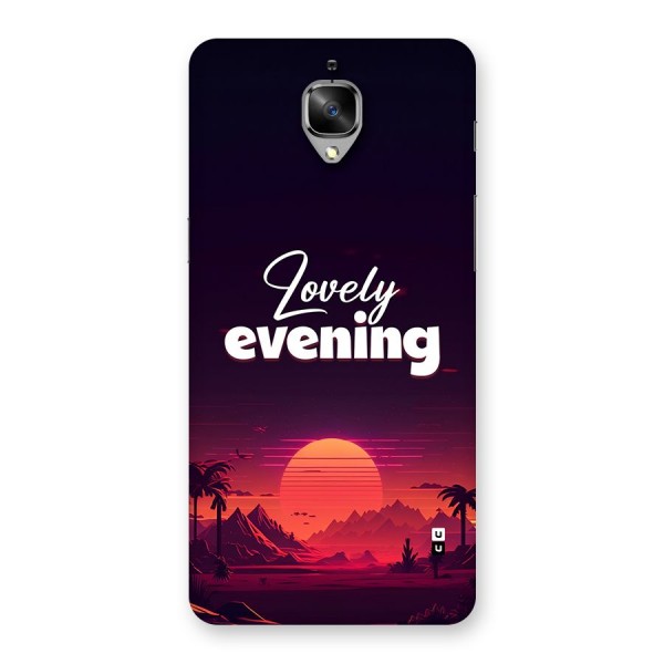 Lovely Evening Back Case for OnePlus 3