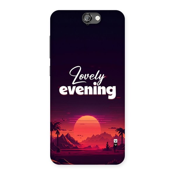 Lovely Evening Back Case for One A9