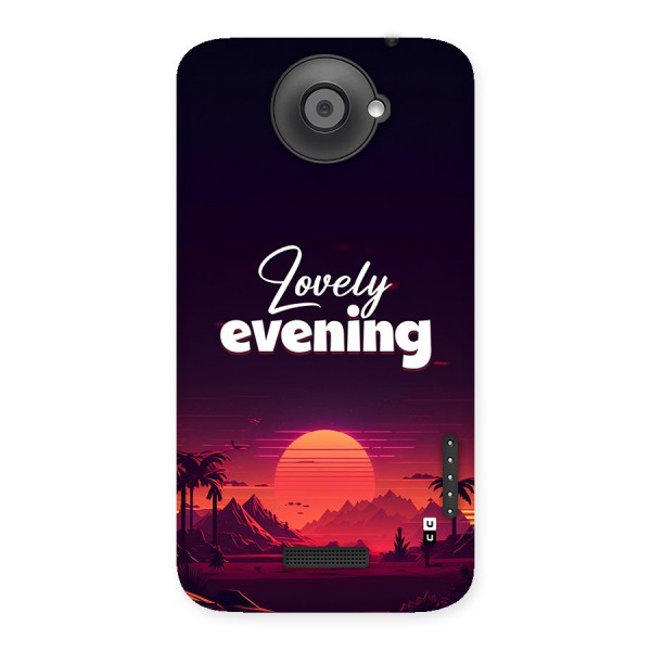 Lovely Evening Back Case for One X