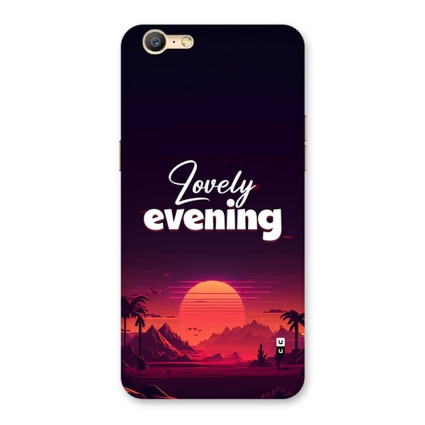 Lovely Evening Back Case for Oppo A39