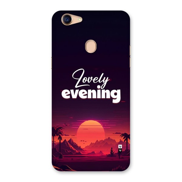 Lovely Evening Back Case for Oppo F5 Youth