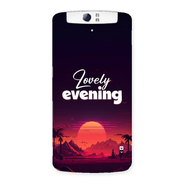 Lovely Evening Back Case for Oppo N1