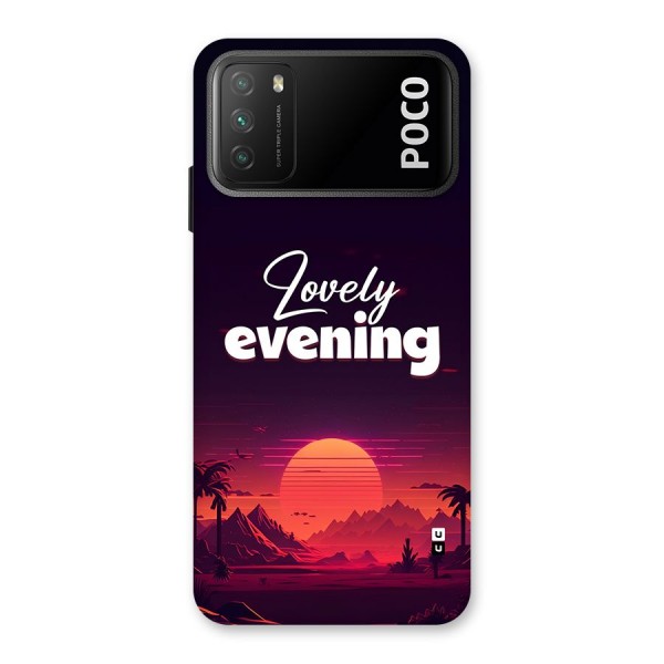 Lovely Evening Back Case for Poco M3