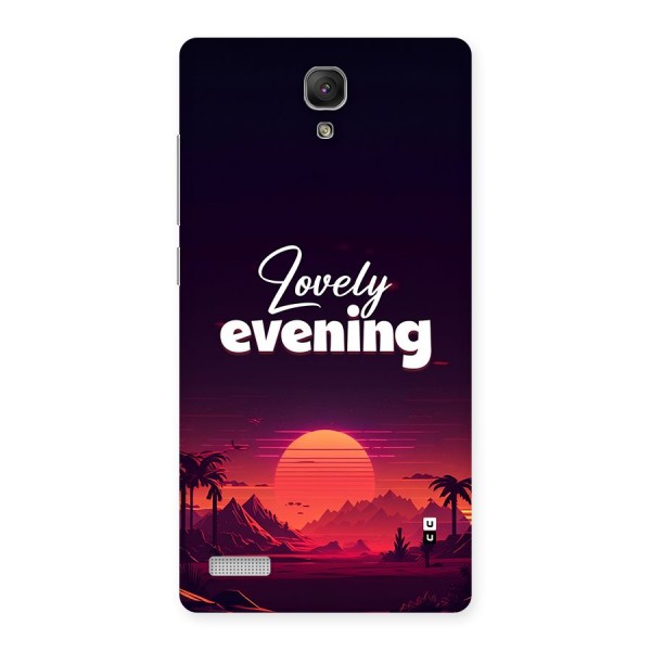 Lovely Evening Back Case for Redmi Note Prime