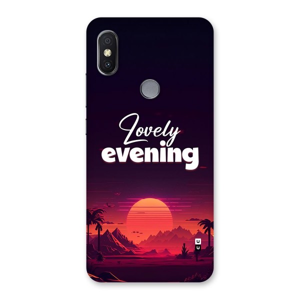 Lovely Evening Back Case for Redmi Y2