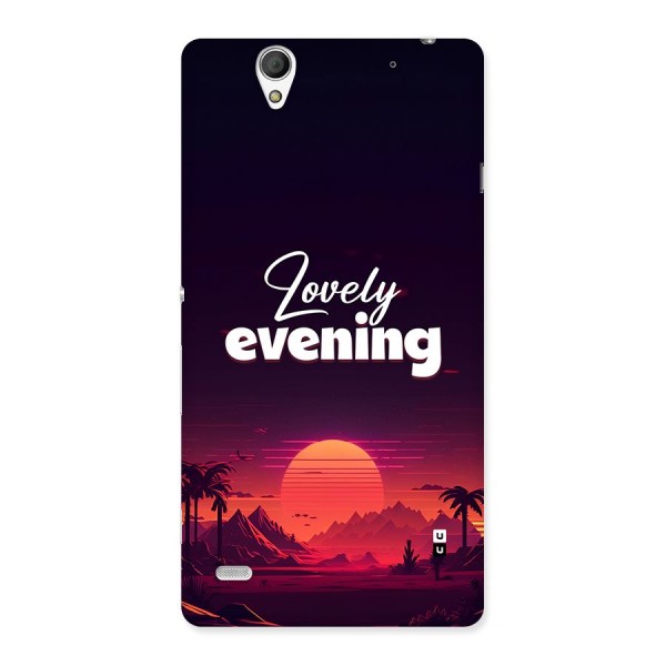 Lovely Evening Back Case for Xperia C4