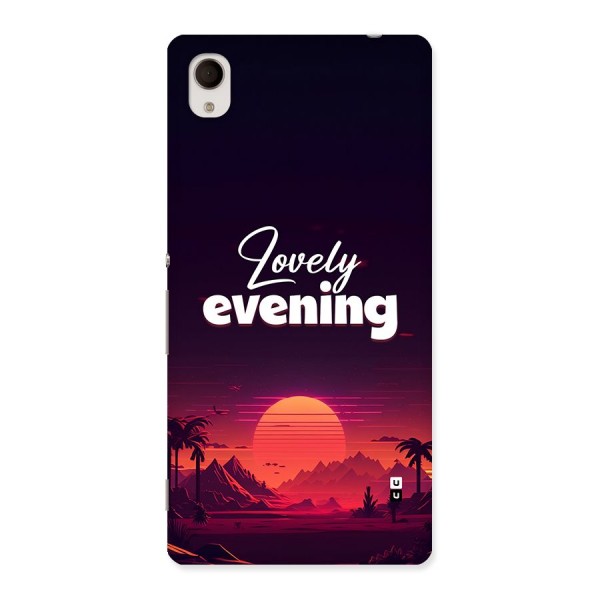 Lovely Evening Back Case for Xperia M4