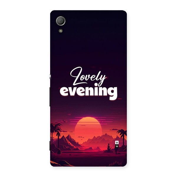 Lovely Evening Back Case for Xperia Z4