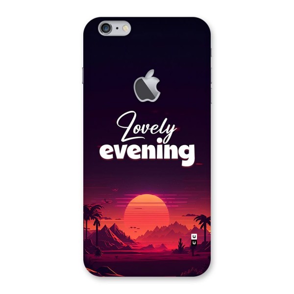 Lovely Evening Back Case for iPhone 6 Plus 6S Plus Logo Cut