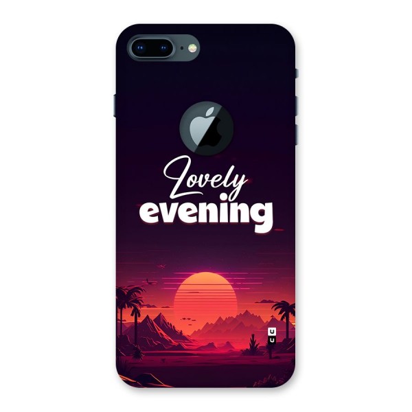 Lovely Evening Back Case for iPhone 7 Plus Logo Cut