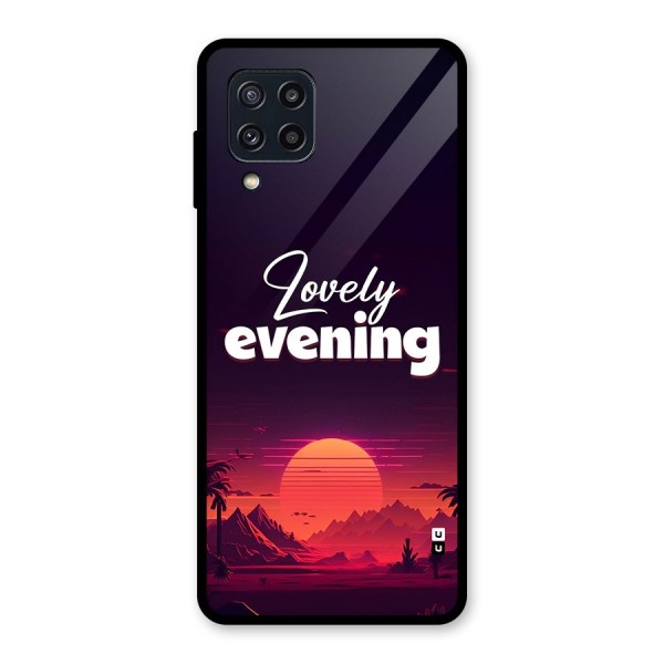 Lovely Evening Glass Back Case for Galaxy M32