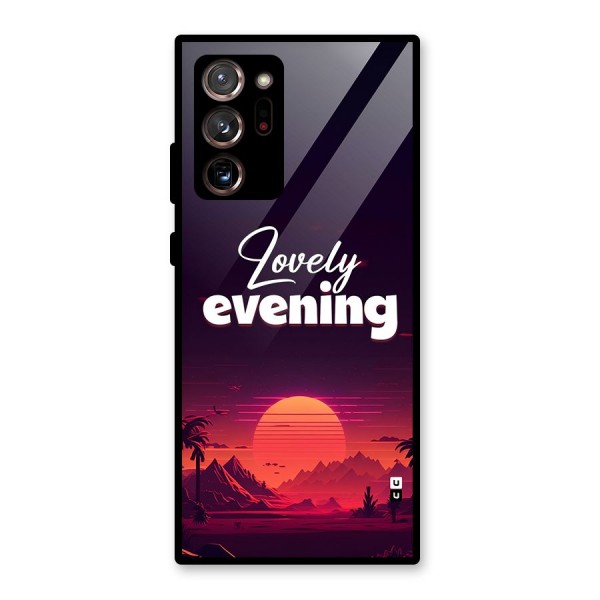 Lovely Evening Glass Back Case for Galaxy Note 20 Ultra 5G