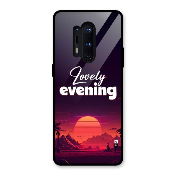 Lovely Evening Glass Back Case for OnePlus 8 Pro