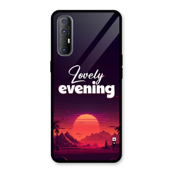 Lovely Evening Glass Back Case for Oppo Reno3 Pro