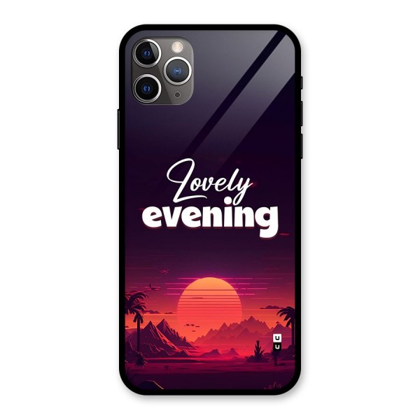 Lovely Evening Glass Back Case for iPhone 11 Pro Max