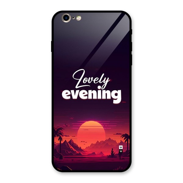 Lovely Evening Glass Back Case for iPhone 6 Plus 6S Plus
