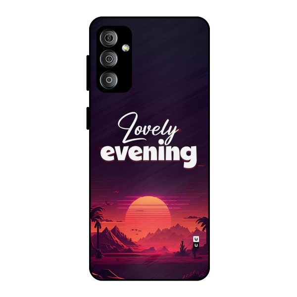 Lovely Evening Metal Back Case for Galaxy F23