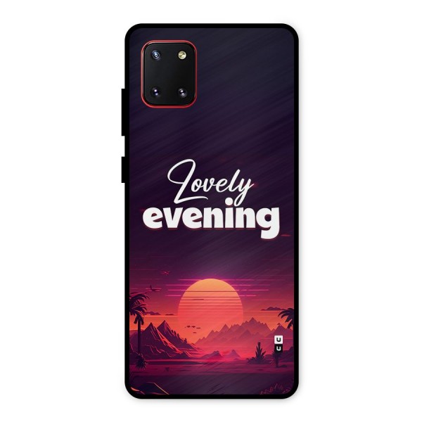 Lovely Evening Metal Back Case for Galaxy Note 10 Lite