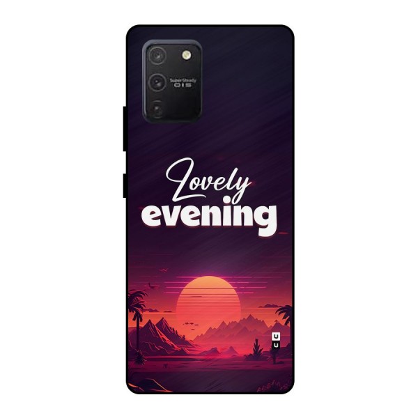 Lovely Evening Metal Back Case for Galaxy S10 Lite