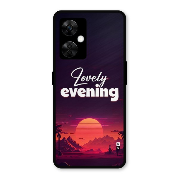 Lovely Evening Metal Back Case for OnePlus Nord CE 3 Lite