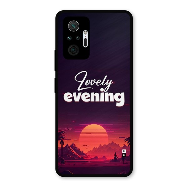 Lovely Evening Metal Back Case for Redmi Note 10 Pro Max