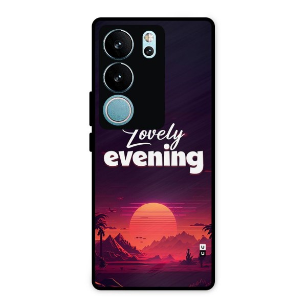 Lovely Evening Metal Back Case for Vivo V29