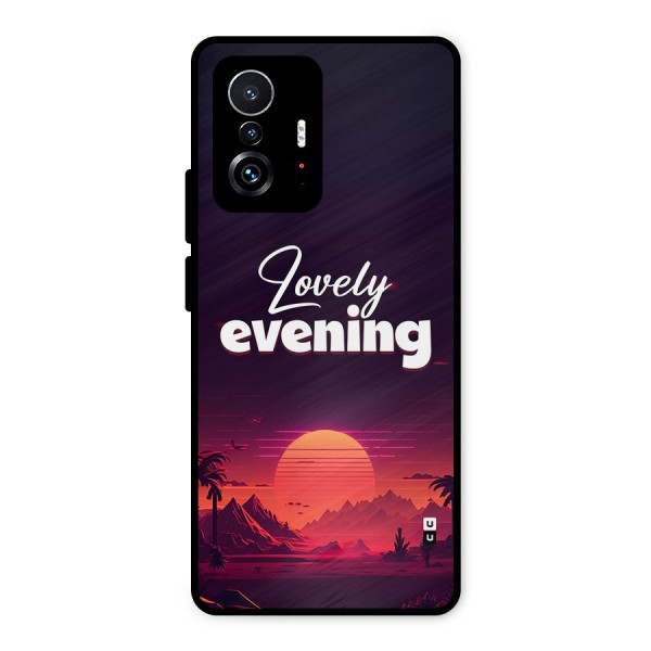 Lovely Evening Metal Back Case for Xiaomi 11T Pro