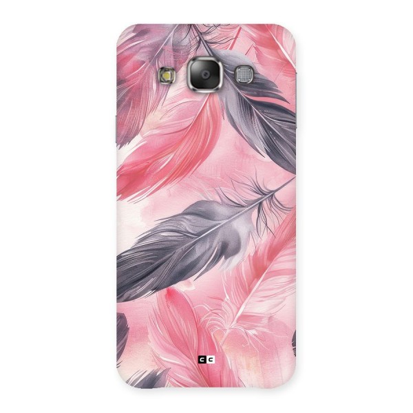 Lovely Feather Back Case for Galaxy E7