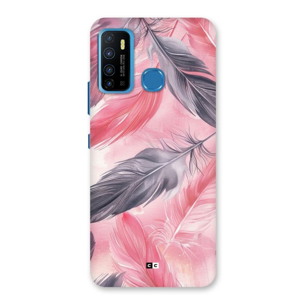 Lovely Feather Back Case for Infinix Hot 9