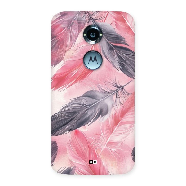 Lovely Feather Back Case for Moto X2