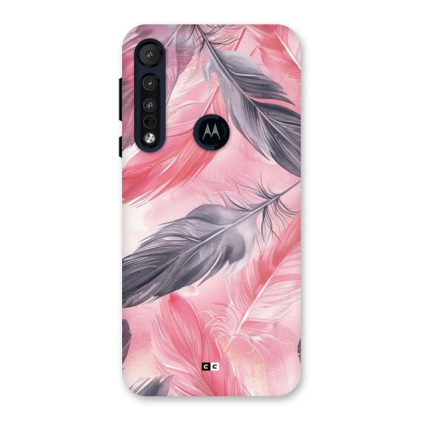 Lovely Feather Back Case for Motorola One Macro
