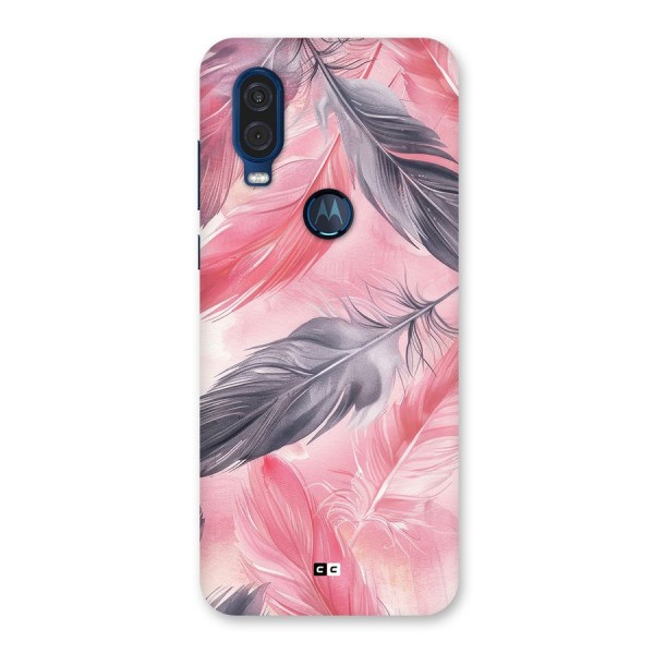 Lovely Feather Back Case for Motorola One Vision