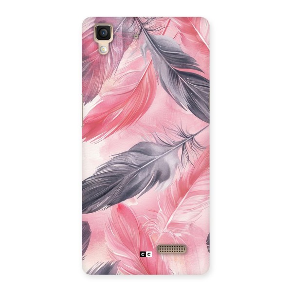 Lovely Feather Back Case for Oppo R7