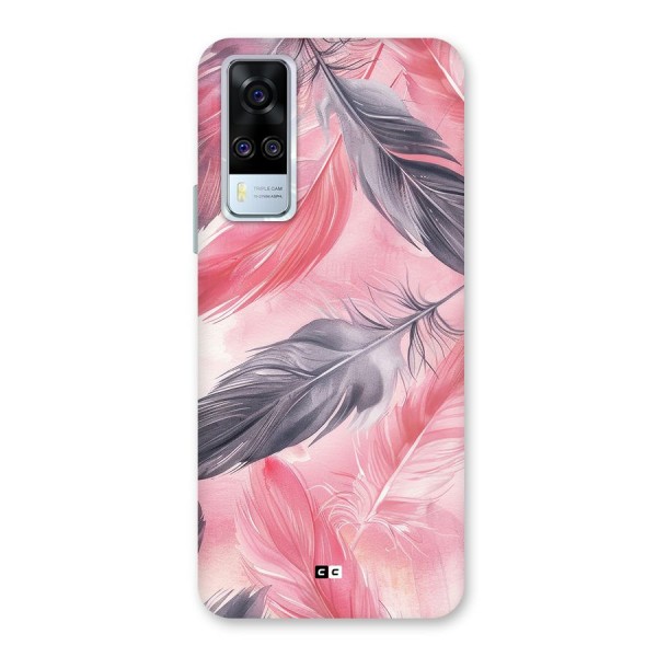 Lovely Feather Back Case for Vivo Y51A