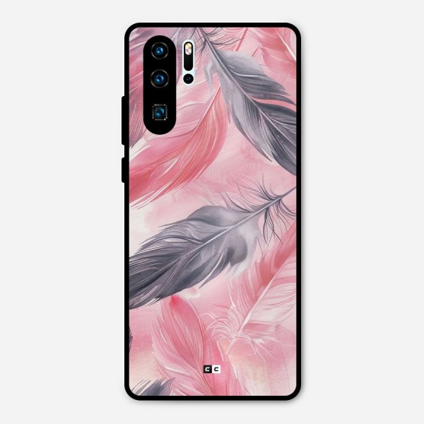 Lovely Feather Metal Back Case for Huawei P30 Pro