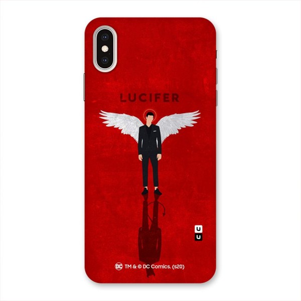 Lucifer Archangel Shadow Back Case for iPhone XS Max
