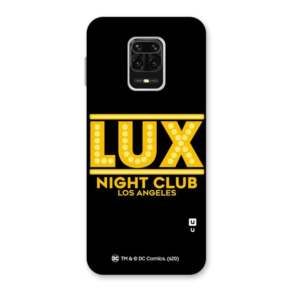 Lucifer Club Los Angeles Back Case for Redmi Note 9 Pro Max