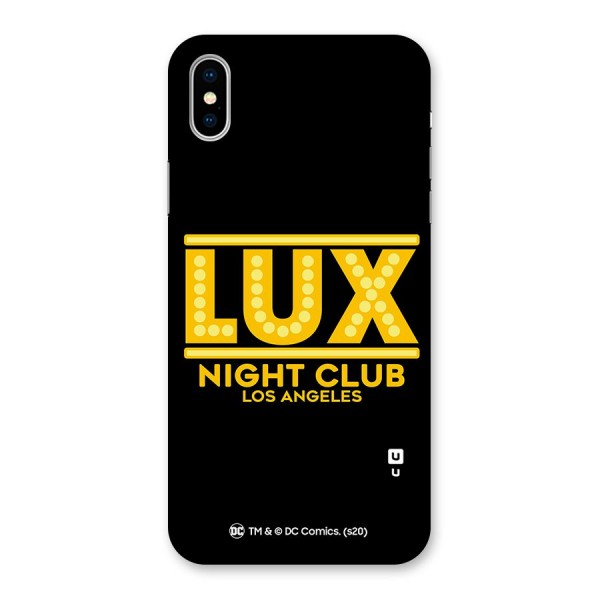 Lucifer Club Los Angeles Back Case for iPhone X