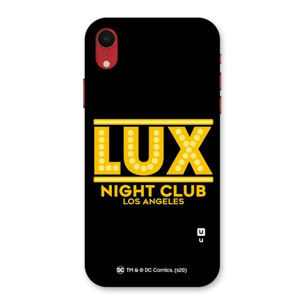 Lucifer Club Los Angeles Back Case for iPhone XR