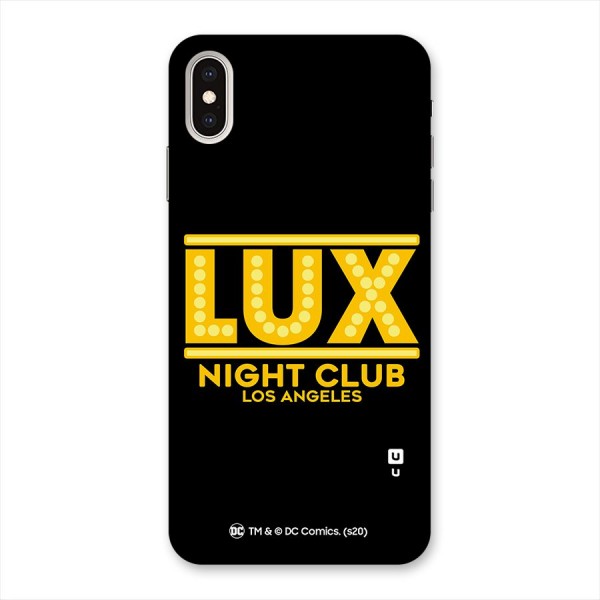 Lucifer Club Los Angeles Back Case for iPhone XS Max