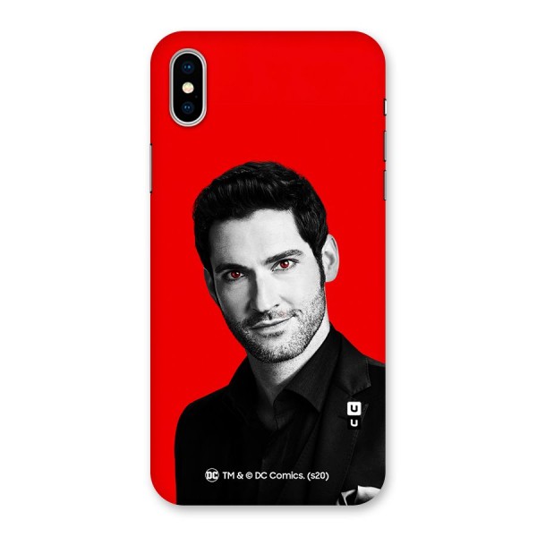 Lucifer Devil Smile Back Case for iPhone XS