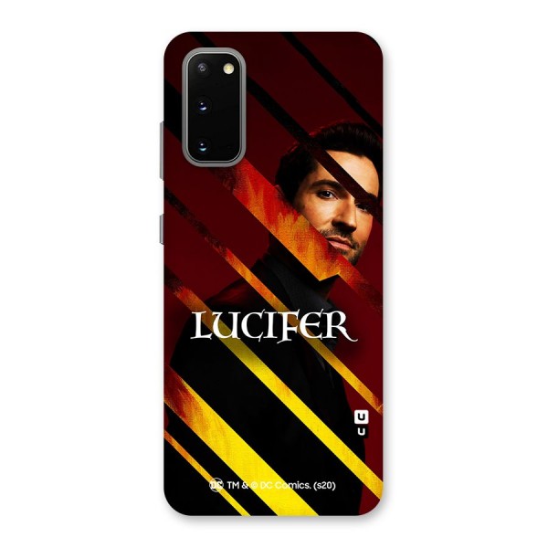 Lucifer Hell Stripes Back Case for Galaxy S20