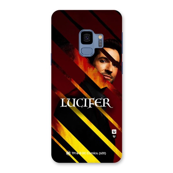 Lucifer Hell Stripes Back Case for Galaxy S9